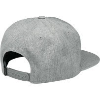 Iconic Hat — One Size, Heather Gray, Snapback