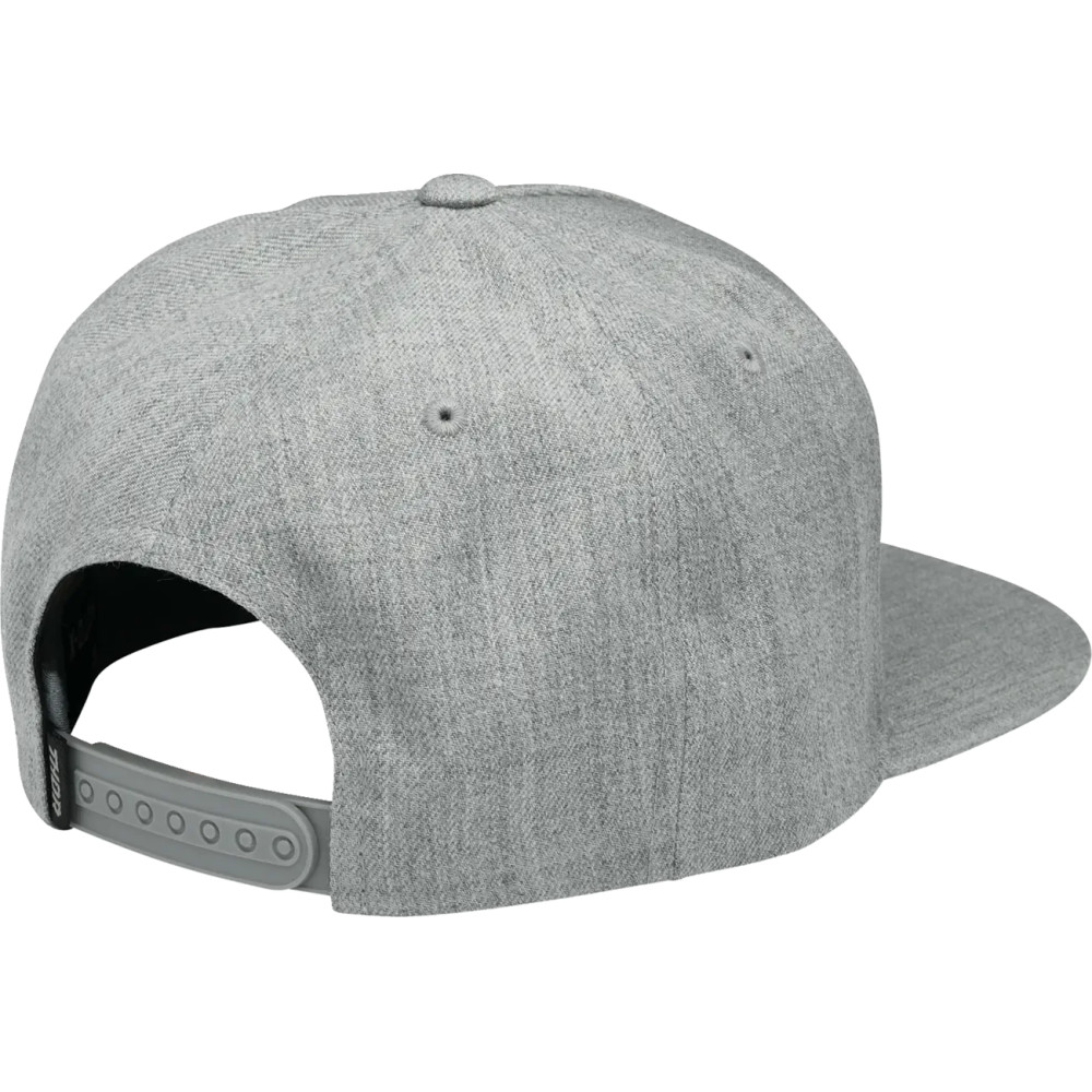 Iconic Hat — One Size, Heather Gray, Snapback