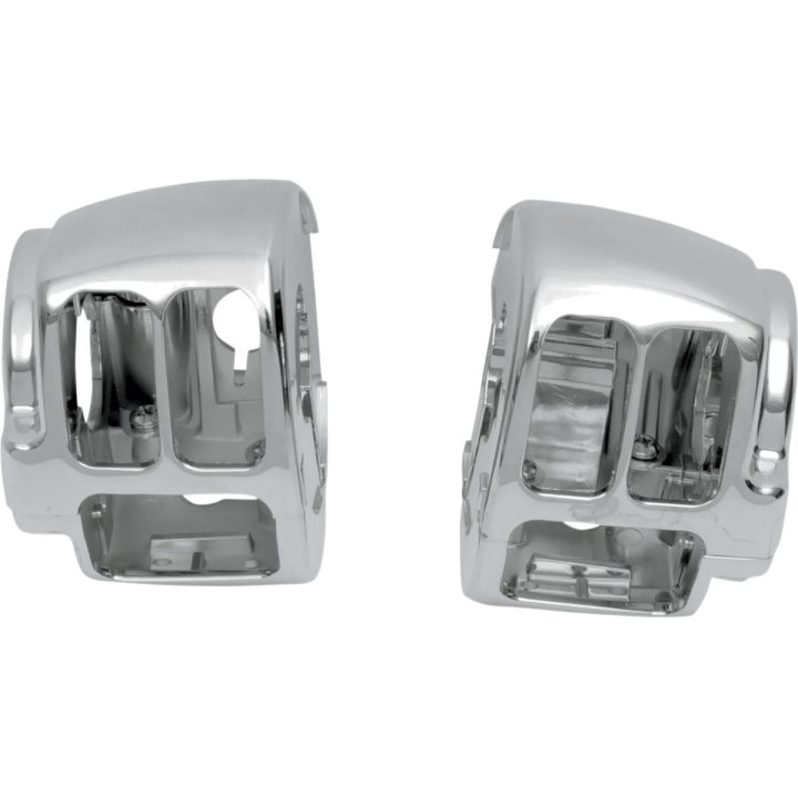 Kit de Carcasa de Interruptores para Manillar — 25.4 mm (1") diámetro de sujeción, Cromado