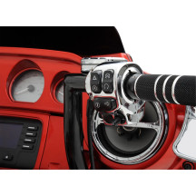 Handlebar Switch Housing Kit — 1" (25.4 mm), Chrome