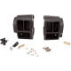 Kit de carcasa de interruptores para manillar — abrazadera 25.4 mm (1"), negra