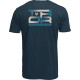 Section T-Shirt — Size S, Blue, Navy, Off-White