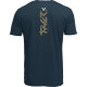 Camiseta Vert — M, corte regular, azul marino
