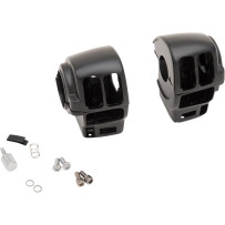 Handlebar Switch Housing Kit — 25.4 mm (1") handlebar, Black
