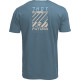 Futura T-Shirt — M, Petrol Blue
