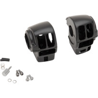Handlebar Switch Housing Kit — 25.4 mm (1") handlebar, Black