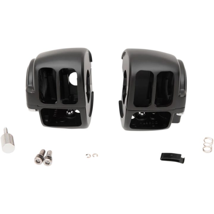 Kit de carcasa de interruptor para manillar — 25.4 mm (1"), negro