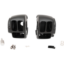 Handlebar Switch Housing Kit — 1" (25.4 mm), Black