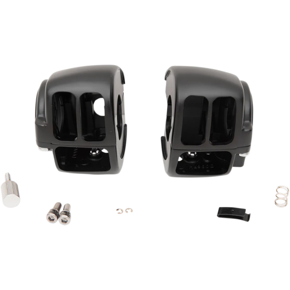 Handlebar Switch Housing Kit — 1" (25.4 mm), Black