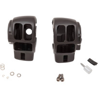 Handlebar Switch Housing Kit — 25.4 mm (1") handlebar, Black