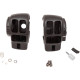 Kit de carcasas de interruptores para manillar — abrazadera 1", negro