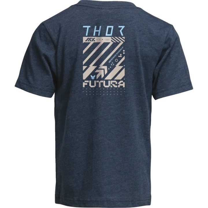 Youth Futura T-Shirt — S, Navy