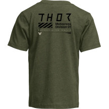 Camiseta juvenil Stamp — Talla S, Oliva