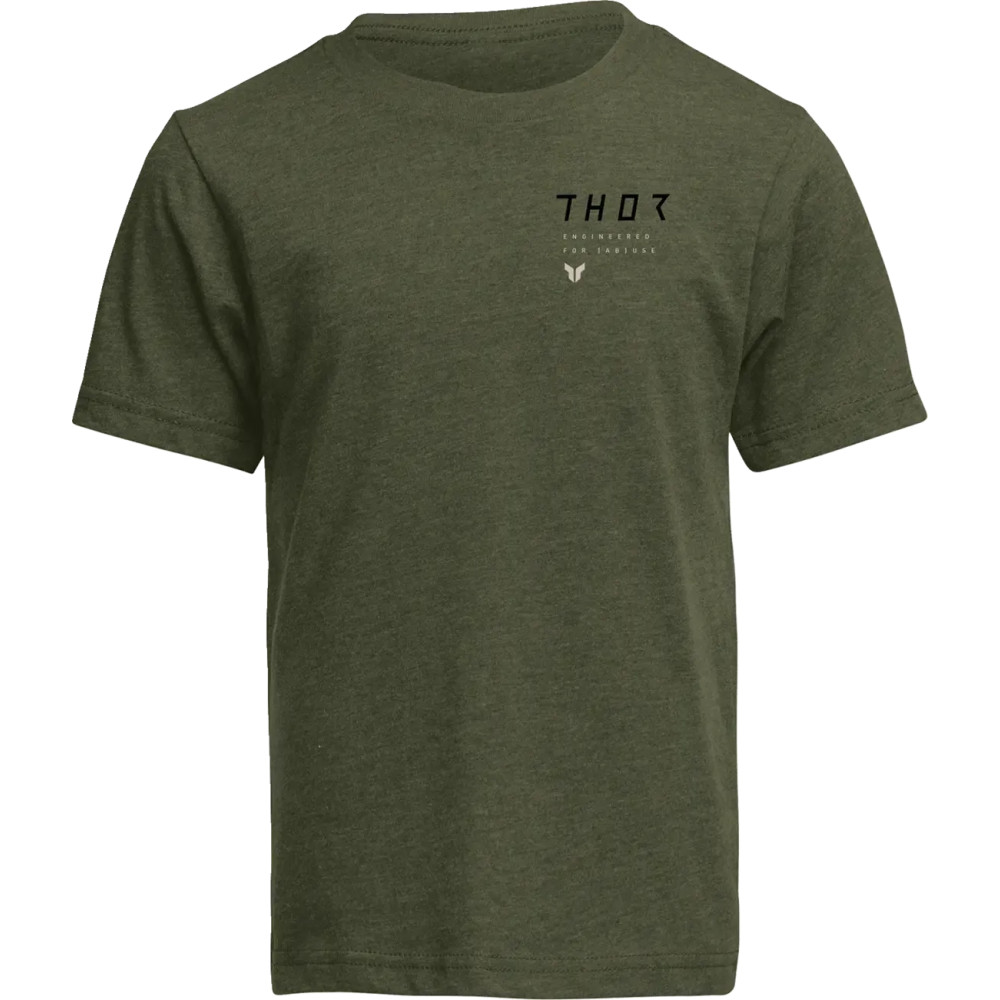Youth Stamp T-Shirt — M, Olive