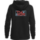Women's Vantage Zip-Up Hoodie — Size L, Black