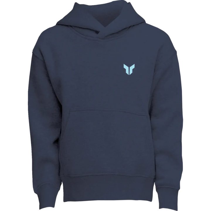 Youth Futura Pullover Hoodie — Navy, S