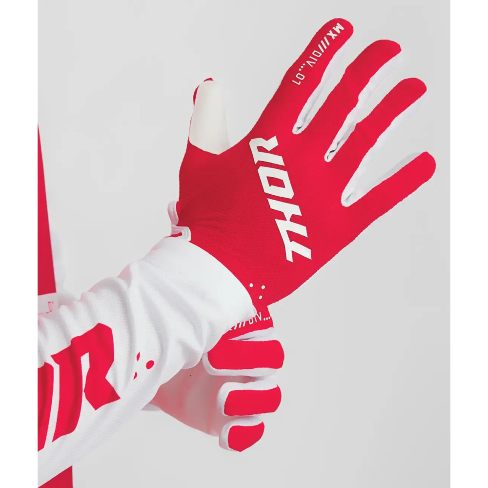 Ridemode Static Gloves — M, Red