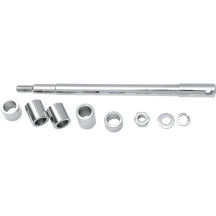 Front Axle Kit — 19.1 mm (3/4"), 12-1/2" length, Chrome