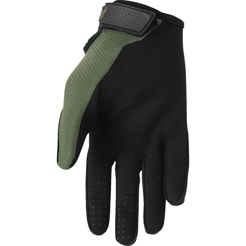 Guantes Ridemode Static — Talla L, Verde camuflaje