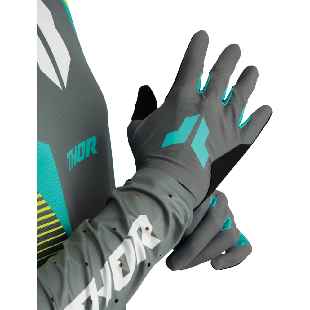Guantes Sportmode Icónicos para mujer — Talla L, Gris