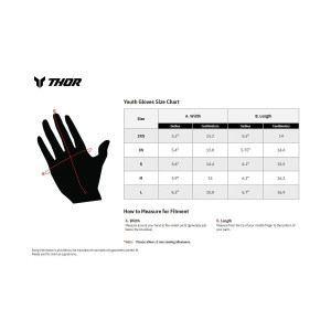 Youth Ridemode Static Gloves — Size S, Blue