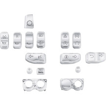Switch Cap Kit — 13-button, Chrome