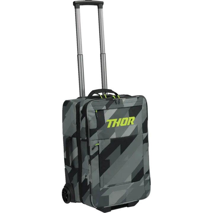 Bolsa Jetway — 54,29 cm A, 38,74 cm An, 25,72 cm P, negro/gris/amarillo