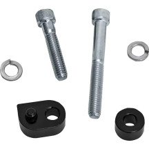 Floorboard Spacer Kit — Floorboard, Black, Silver