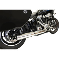 4" Slip-On Muffler with Baffle Core — 4" (10 cm), Chrome