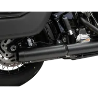 4" Slip-On Muffler with Baffle Core — 4" OD, Black