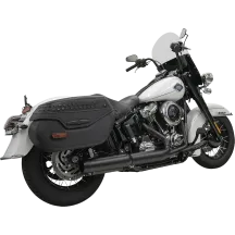 4" Slip-On Muffler with Baffle Core — 4" OD, Black