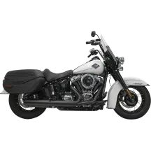 4" Slip-On Muffler with Baffle Core — 4" OD, Black