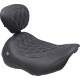 Wide Tripper™ Solo Seat — 12" driver width, Black