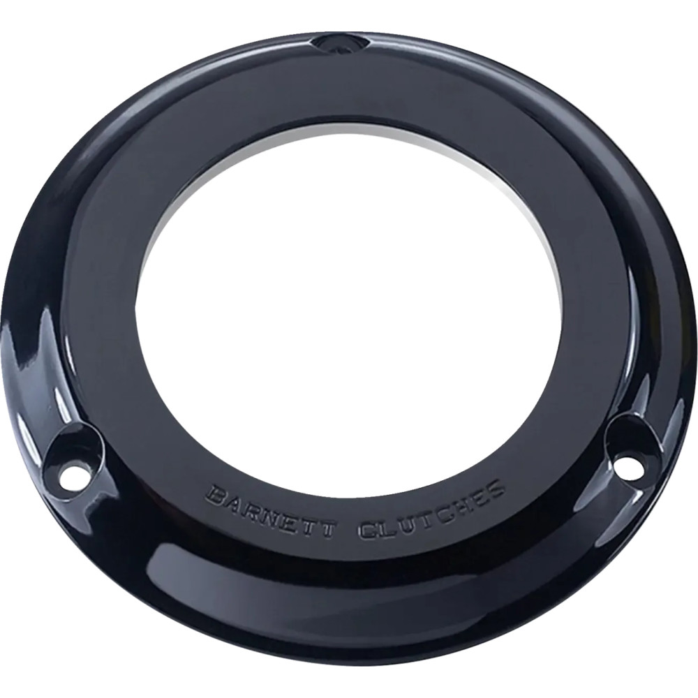 Derby Cover — Black, Clear, Billet Aluminum, Fits '18 Softail