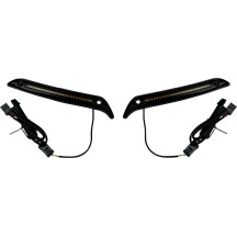 Low Rider ST LED Windshield Trim — Harley-Davidson®, Gloss Black