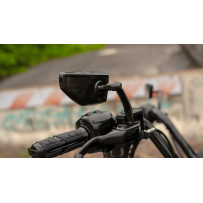 Chicane Mirror — Black, Bolt-On, Pair