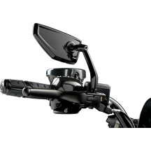 Chicane Mirror — Black, Bolt-On, Pair