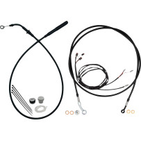 Kit de instalación EZ — altura del manillar 16", Ape Hanger, Negro