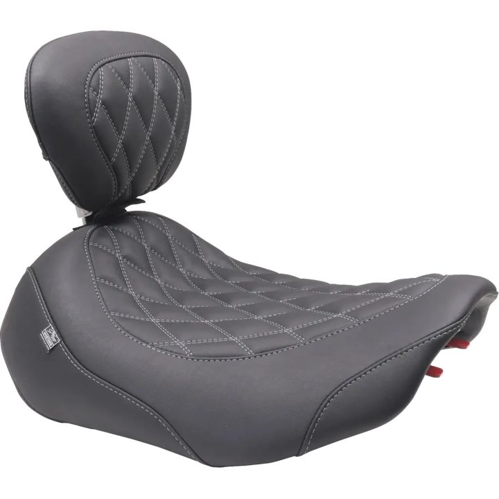 Wide Tripper™ Solo Seat — 12" driver width, Black