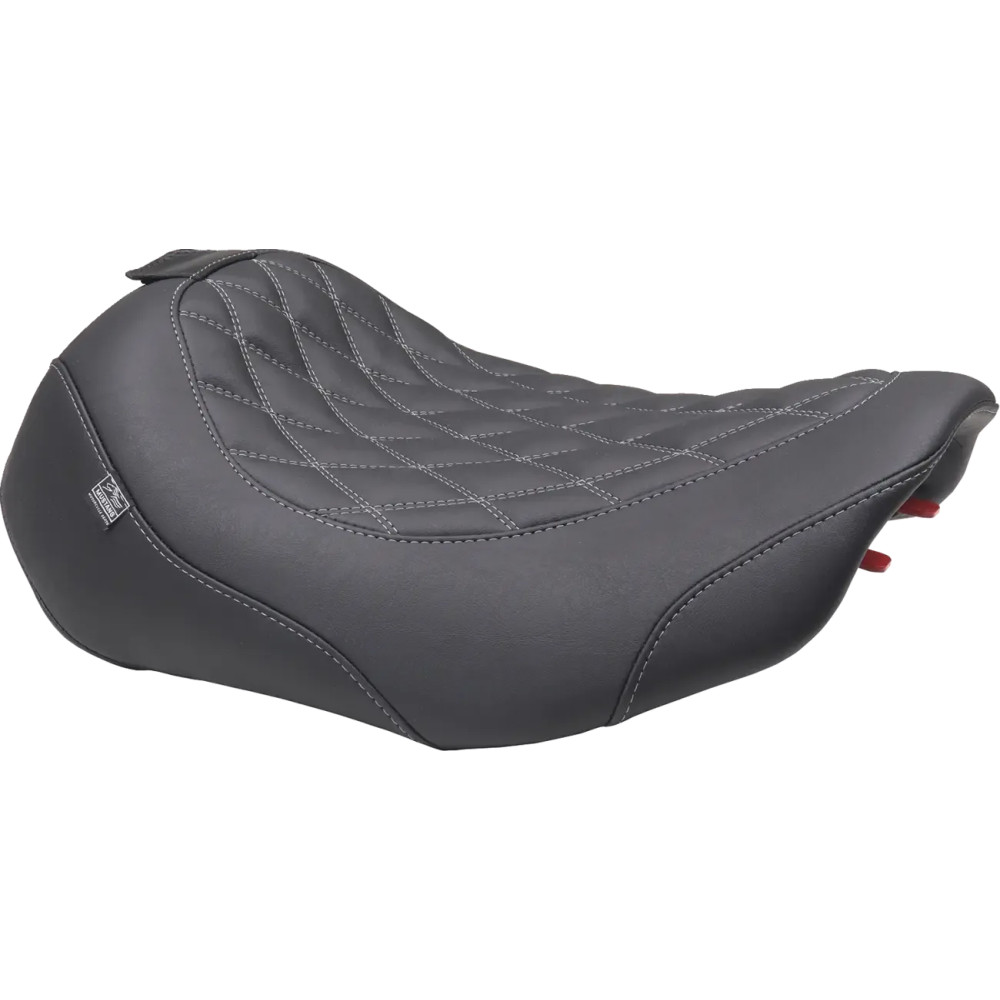 Wide Tripper™ Solo Seat — 12" driver width, Black, Gray