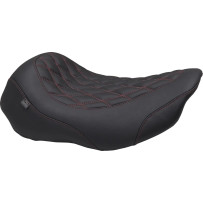 Asiento solo ancho Tripper™ — 12" de ancho, Negro, Rojo