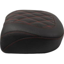 Wide Tripper™ Passenger Seat — 28 cm (11") wide, Black, Red