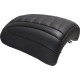 Padded Passenger Seat Cowl — 23 cm (9"), Black/Orange, Carbon Fiber