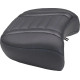 Wide Deluxe Touring Passenger Seat — Black, Blue
