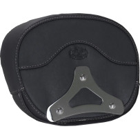 Deluxe Sissy Bar Pad — Black, Gray