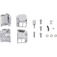 Kit de carcasa de interruptores para manillar — diámetro de abrazadera 1" (25,4 mm), acabado cromado