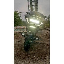 Luces de ventilación de carenado — Para Harley-Davidson®, LED ámbar y blanco