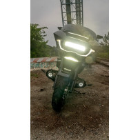 Luces de ventilación de carenado — Para Harley-Davidson®, LED ámbar y blanco