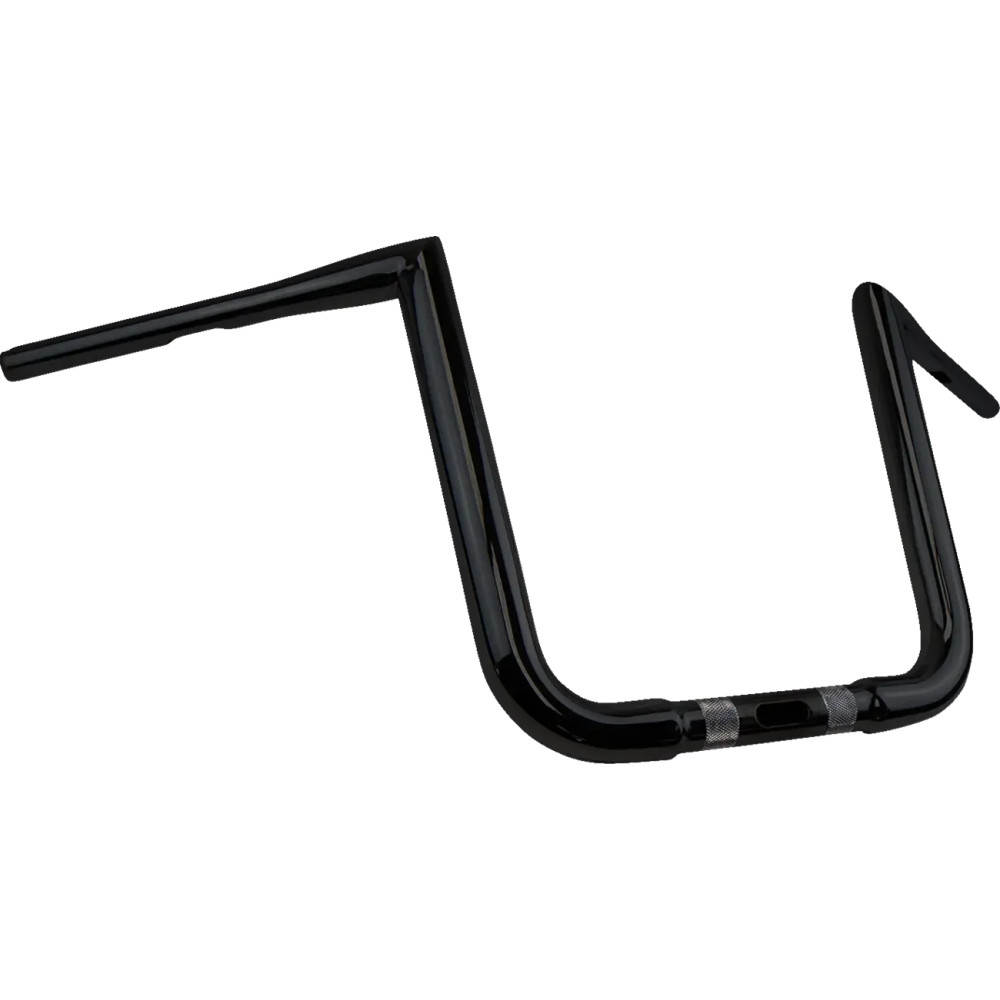 Buck-50 Handlebar — 35.5 in width, 11.75 in rise, 1.5 in diameter, black gloss