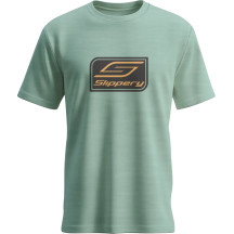 Crest T-Shirt — L, Heather Dusty Sage